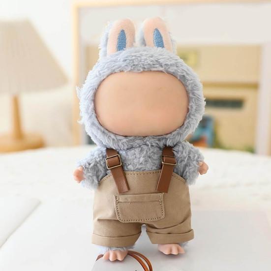 Doll Clothes Set for 15/17cm La Bubu Overalls Glasses Hats And Shoes Set Stylish Dolls Wardrobe Accessories