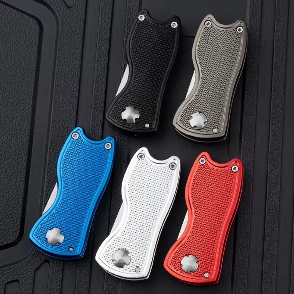 Pop-up Button Golf Divot Repair Tool Magnetic Marker Golf Repair Fork  Golf Equipment