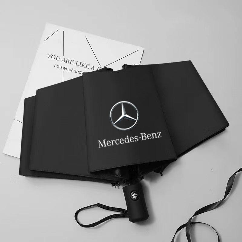 Car Umbrella Fully Automatic Folding Windproof Umbrella For Mercedes Benz W203 W204 W205 W210 W211 W212 W221 CLS CLA CLK SLK GLK RT1