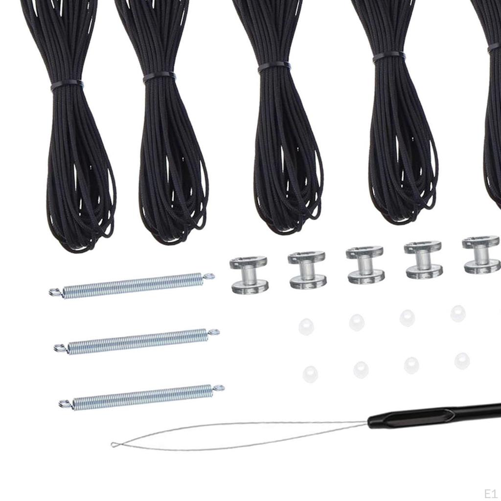 RV Pleated Shade Repair Kit Blind String First Aid Cord Bushings Retainers Cords Hardware