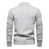 Lonsdale Autumn/Winter Embroidered New Large Men's Sweater Half Zipper Knitted Sweater Casual Striped Men's Top
