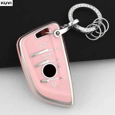 New Tpu Car Remote Key Case Cover Shell Fob For Bmw X1 X3 X4 X5 X6 F15 F16 G30 3 5 7 Series G11 F48 Accessories Keychain
