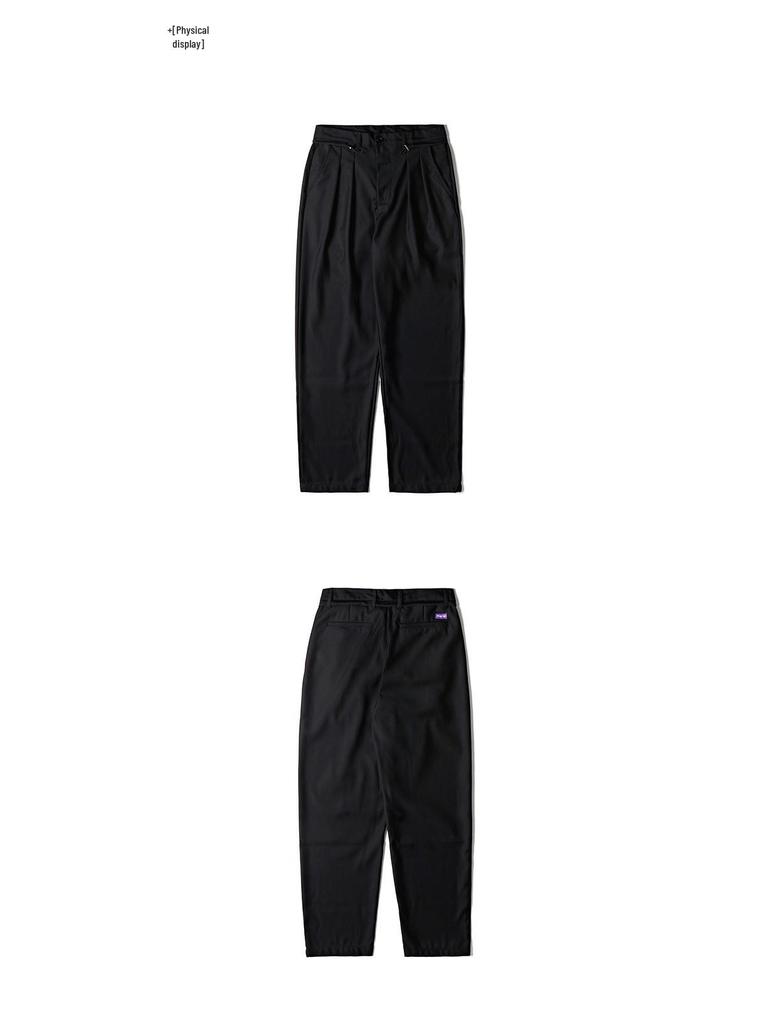 RUIIENRS X ROPUCHA Japanese Loose Fit Straight Leg Trousers FK128