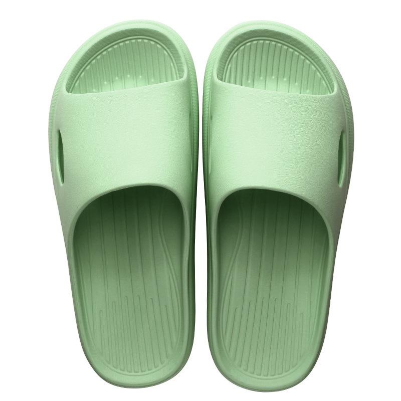 Stepping on shit slippers summer indoor home thick-bottomed bathroom bath non-slip eva deodorant couple cool slippers