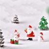 Santa Mini Christmas Claus Snowman Micro Landscape Miniatures Ornament Figurines