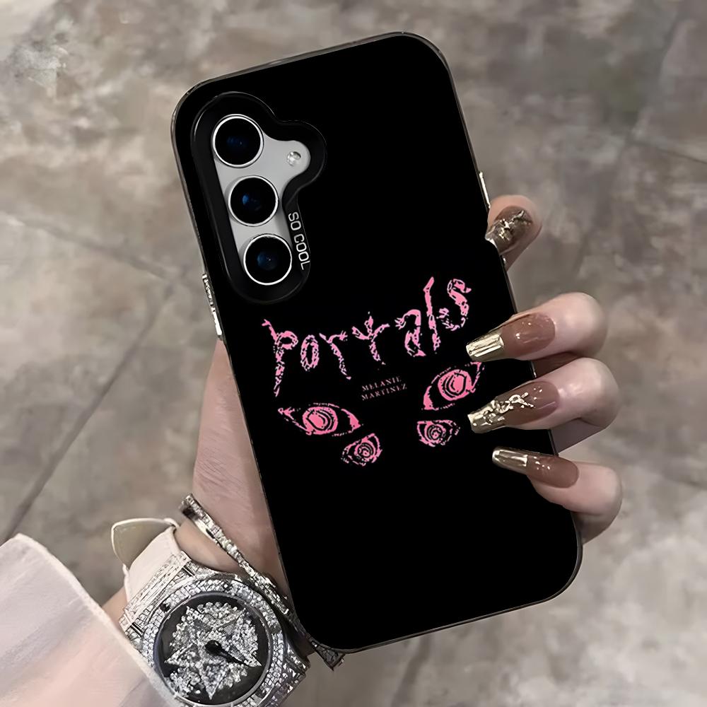 Girl Singer Melanie M-Martinez Phone Case For Samsung S25 Ultra S23 S22 S21 S20 Ultra Plus S24 Fe A54 A55 Color Silver Cover