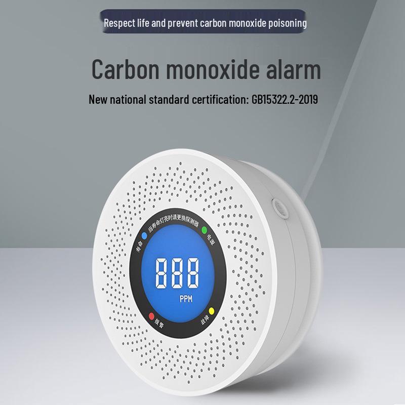 Carbon Monoxide & Smoke Detector for Home Heating Systems