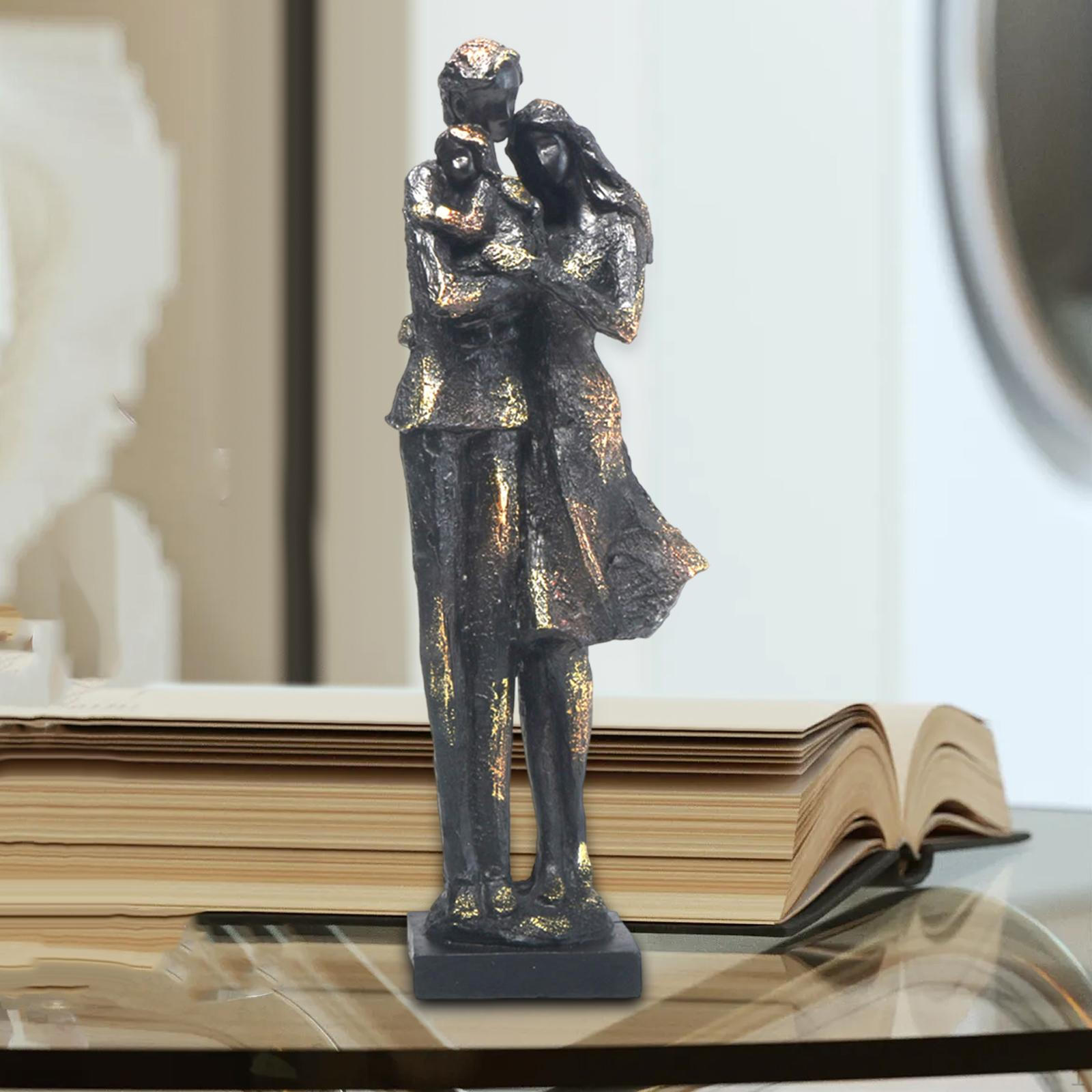 

Абстрактная статуэтка пары, украшение для нее, его, парня и девушки, любовники, статуэтка, украшение для Couple Family