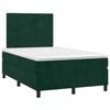 Maison Exclusive - Bettlattenrost mit dunkelgrüner Matratze 120x190 cm
