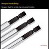Ruiqi Hex Shank Four-Edge Wood Drill Bit for Door Lock and Drawer Hole Cutting