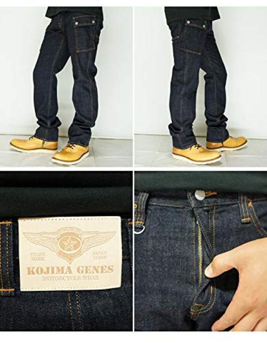 Kojima Jeans 13oz Denim Cargo Made in Pants, Japan, Men's, RNB-1127A-Indigo-42