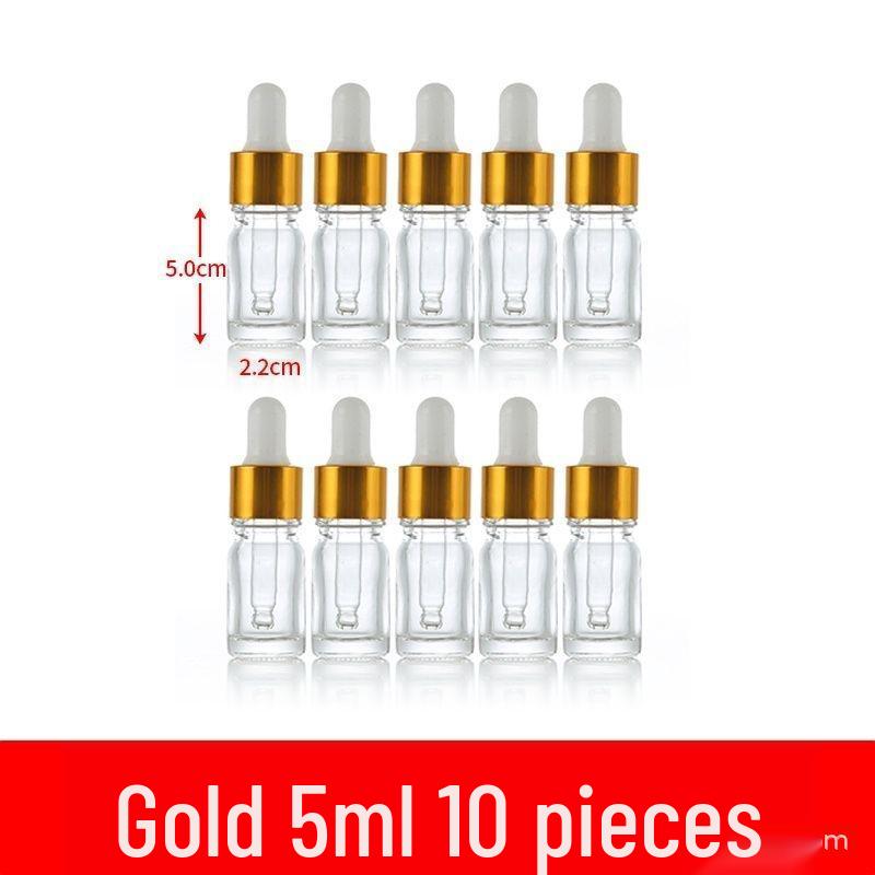 Glass Empty Dropper Bottle for Essential Oils, Perfume, and Cosmetics – Travel-Size Dispenser