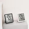 Digital Temperature and Humidity Meter Magnetic and Wall Hanging Support Space Saving for Home Office User Friendly