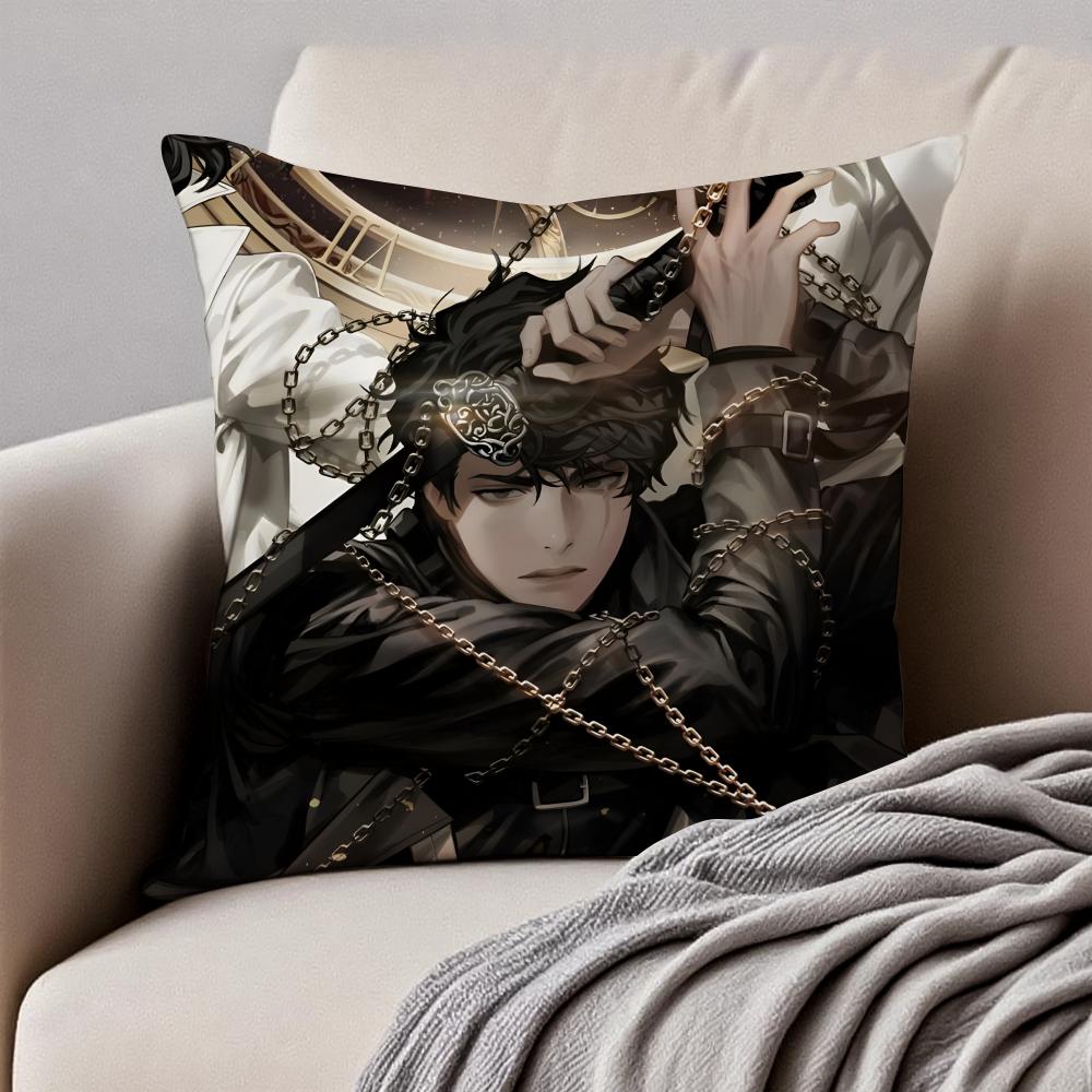 Korean Anime O-Omniscient Reader'S Viewpoint Cushion Cover Pillowcase Anti-Dustmite Invisible Zipper Short Plush Sofa Cushion