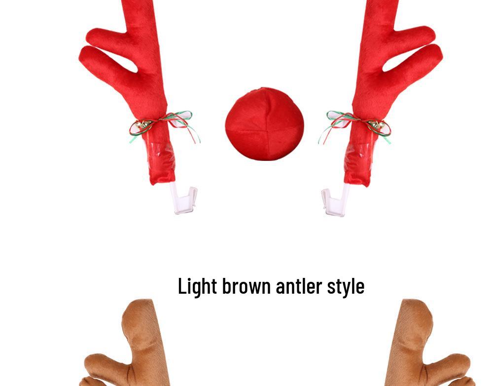 Christmas Car Reindeer Antler Decorations