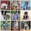 Dog Raincoat Luxury Designer Full Body Reflective Dog Waterproof Coat Overalls for Small Medium Large Dogs Outdoor Pet Products