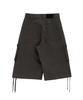 Saendeulig Cargo Bermuda Cotton Shorts_Charcoal