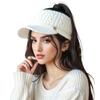 1PC Baseball Cap Elegant Knitted Headband Warmth Fit Gift Adjustable Casual Thick Versatile Sports Cap Playful Multi-Color
