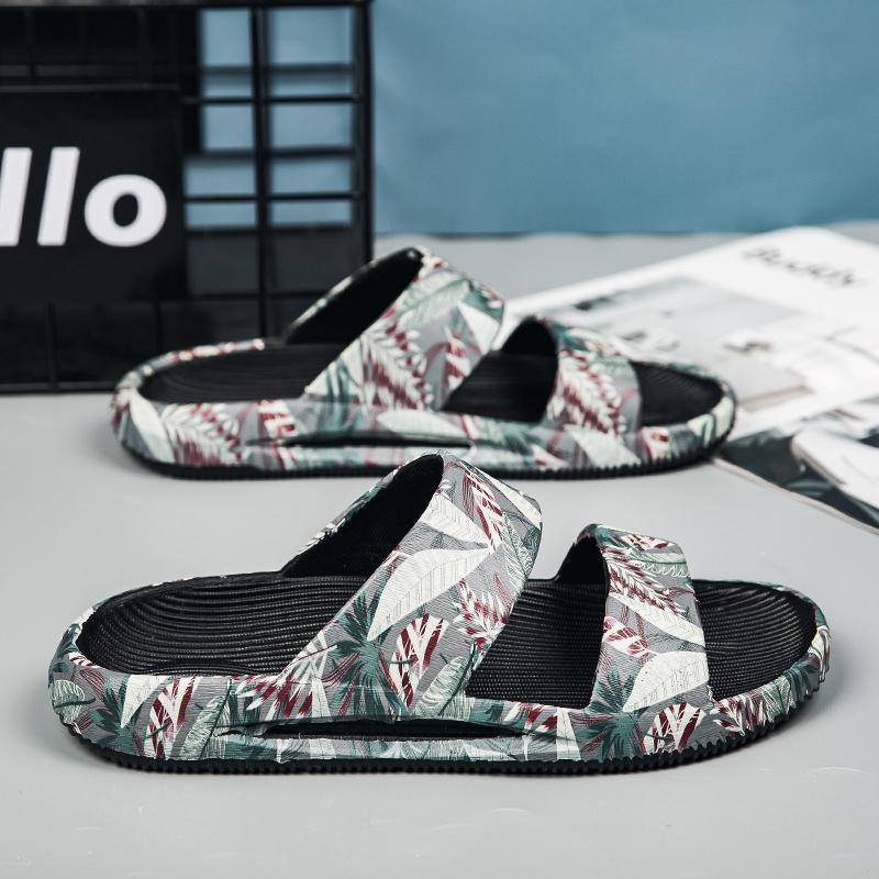 Fashion Living Room Slippers Walk Around Home Original Mens Slippers for Man Slides Shoes Mens Summer Sandals Flip Flop House Slipper