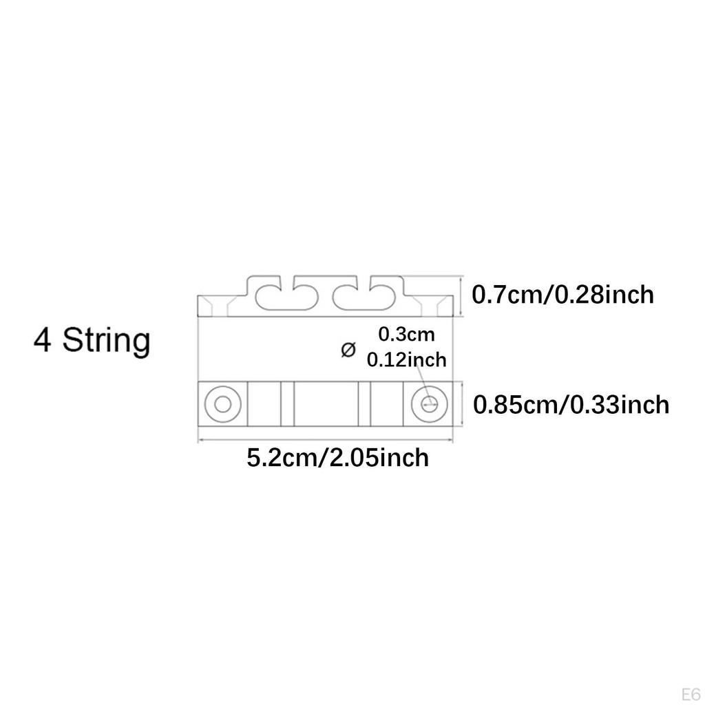 String Retainer with Mounting Screws for Guitar Parts