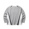 Anta V-Neck Color Block Comfortable Long Sleeve T-Shirt Unisex Tops 172628401R-2