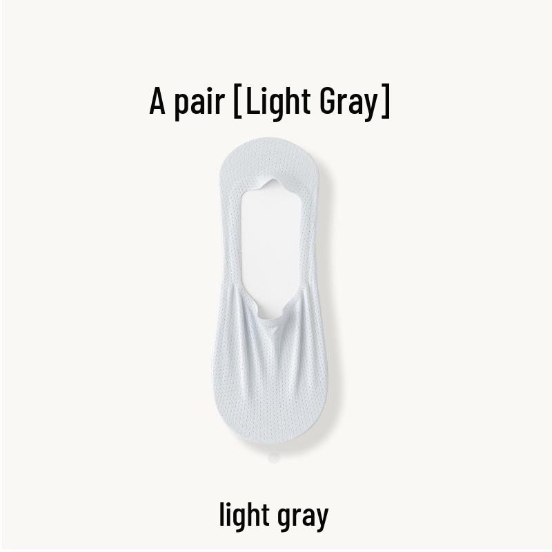 Socks Man Summer Mesh Non-Slip Low-Cut Men's Boat Socks