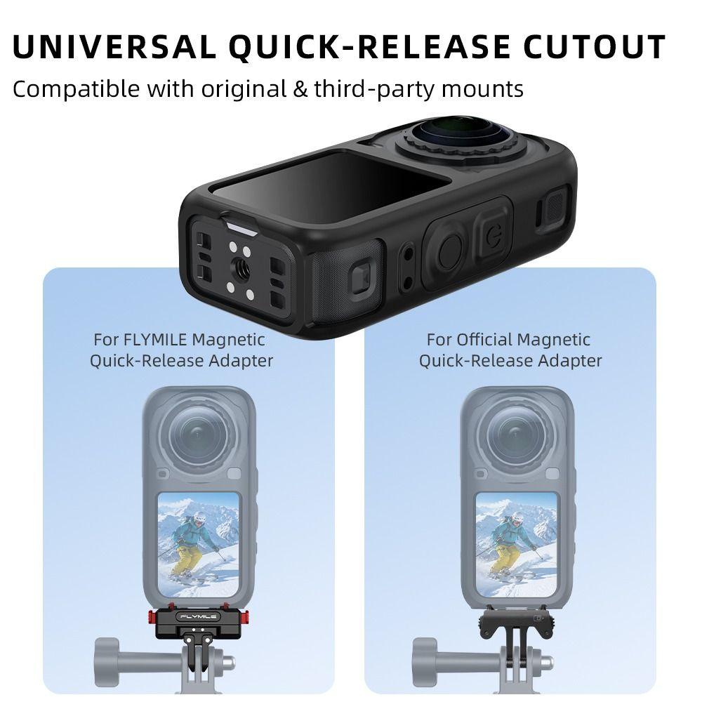 Anti-Scratch Camera Protective Case Sleeve Skin Case for Insta360 X6 Action Camera Accessories