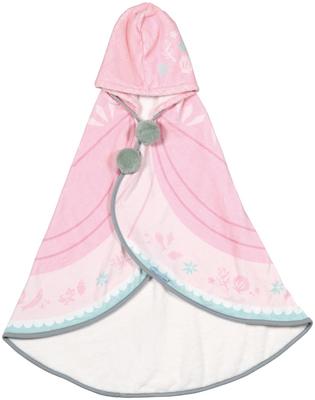 Poncho de Banho com Capuz Skater 108 x 92 Princesa Ariel da Disney para Crianças, Absorvente de Umidade, Secagem Rápida, cm, (BPO1-A)