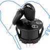 6Pin Ignition Switch For 72512066 725P12066 92512066 Lawn Mower Heavy Duty Quick Install Durable Plastic Construction