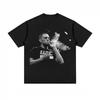 T-shirt Grafica da Uomo Nate Diaz 2026, Cotone Morbido e Resistente, Stile Street Retro, Top T-shirt Casual per Uso Quotidiano