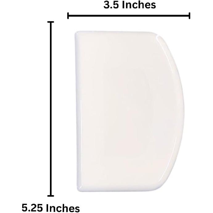 Sourdough Plastic Bench Dough Scraper Bowl Flexible Food-safe Cutter Flexible Multipurpose Good Grip Curved and Flat Edge Dough Food Scrapers for