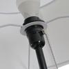 Floor Lamp, Polyester and Cotton Shade, E27 Socket, White, Bulb Not Included