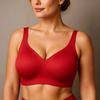 Soutien-gorge de sport fin sans coutures grande taille à coques en gel pour femmes Réducteur Lifting Anti-affaissement Lingerie pour forte poitrine