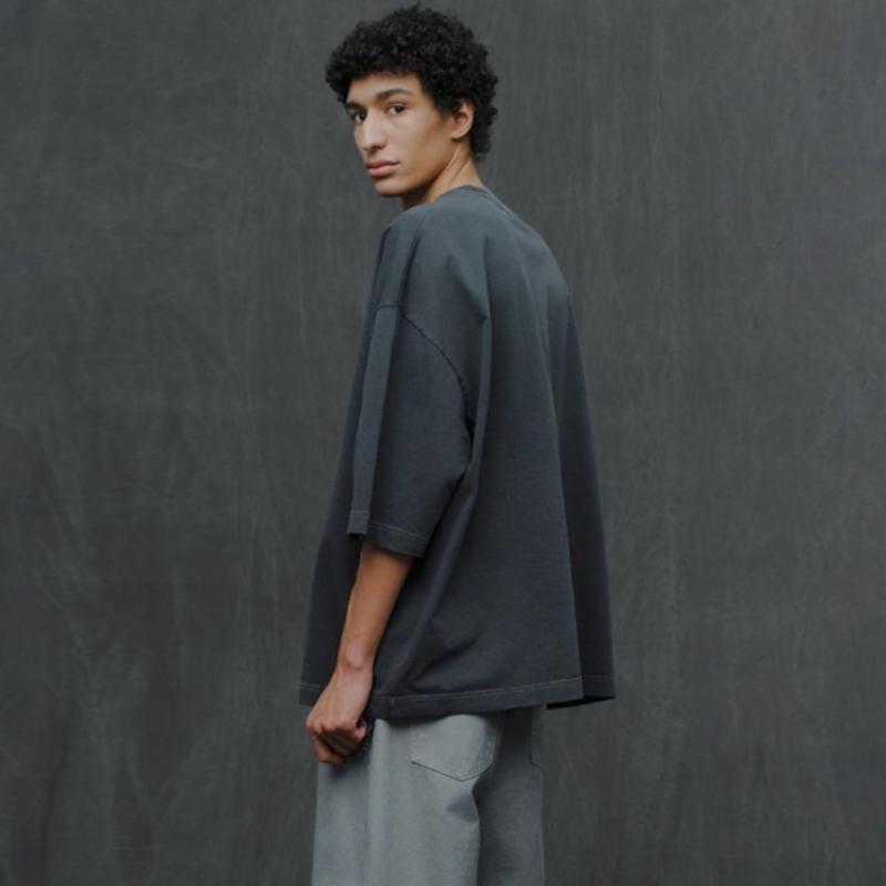 Customellow Gray Oversize FiT T shirT cqTam25421gyd