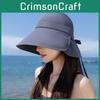 Summer Wide Brimmed Sun Protection Hat With Bow Decoration For Daily Outdoor
