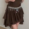 Belly Button Chain Metal Waist Chain Vintage Ethnic Style Belt  Dress Accessories