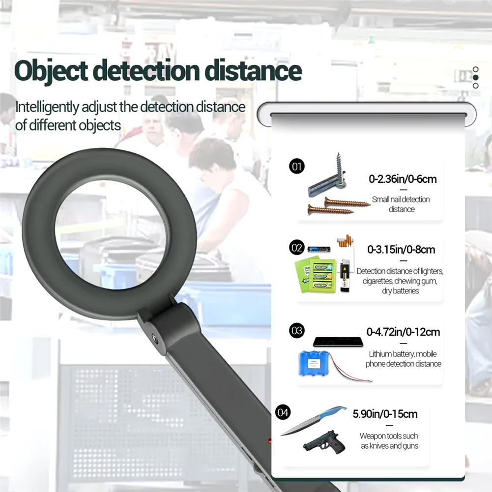 Detector de metale pliabil Hunter Gold Digger Bobina de înaltă sensibilitate Instrument de detectare a metalelor Alarma portabilă pentru vânătoarea de comori