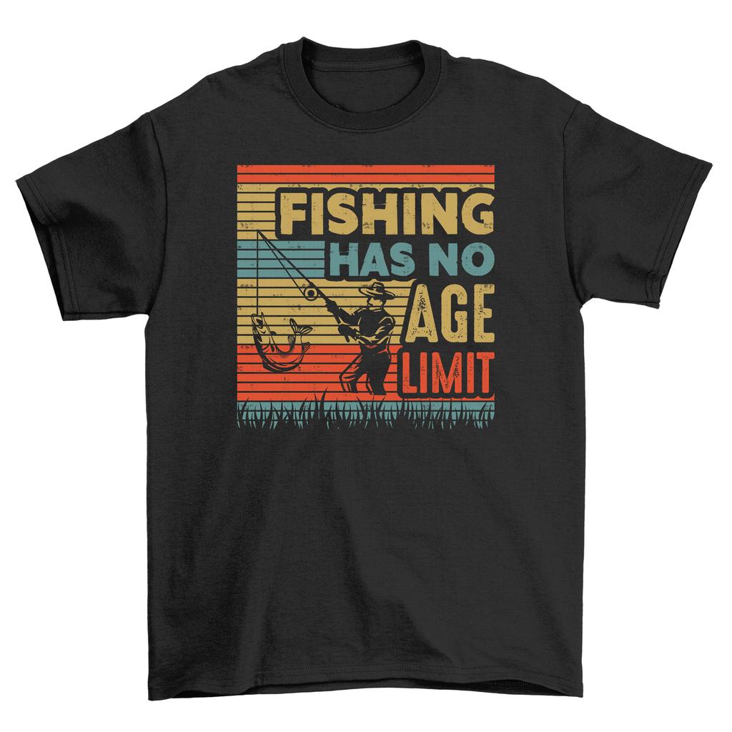 10'' Fishing Master T-Shirt Mens Womens Tees Top - Reel-y Funny Design! Perfect Catch for Fishermen.