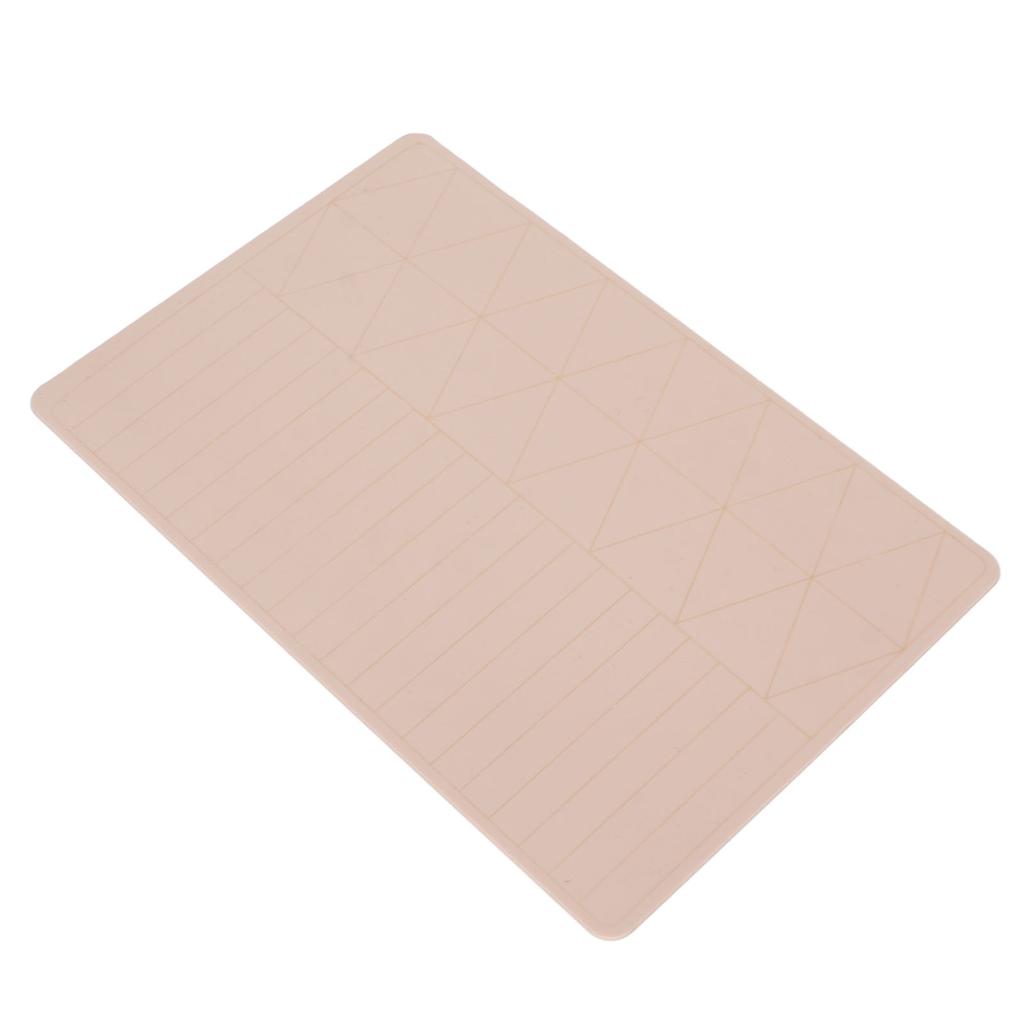 Eyebrows Practice Skin 0.1in Thickness Double Side Soft Silicon Eyebrows Microblading Practice Skin