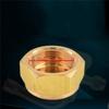 Copper Screw Cap Air Conditioner External Unit Valve Cap Conditioner Shut-off Valve Cap 9.8/ 11/ 15/ 17/21/ 24.5mm Threaded Plug