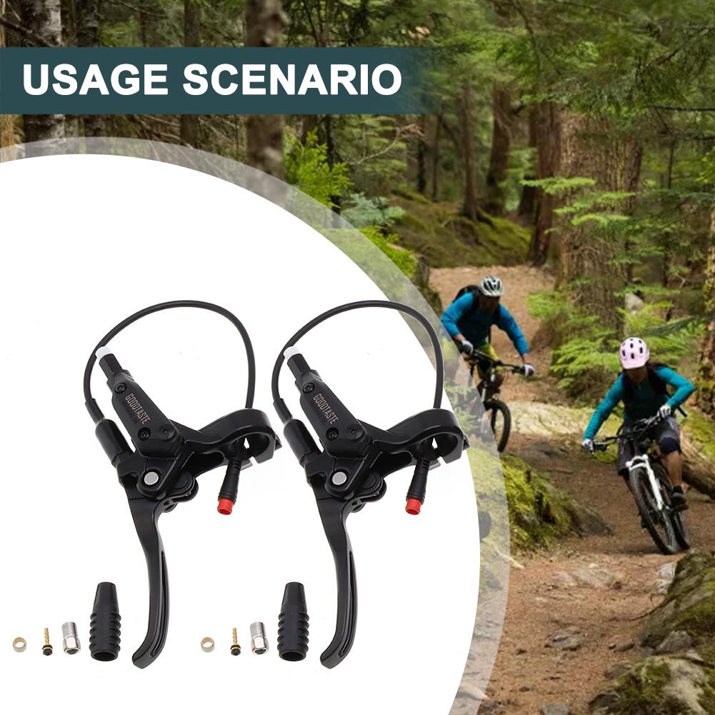 Velo Electrique Frein Levier Levier De Frein Fiable à 2 Broches Pour Vélo électrique Alliage D Levier De Frein Vtt Vert Kit Frein Hydraulique Vtt