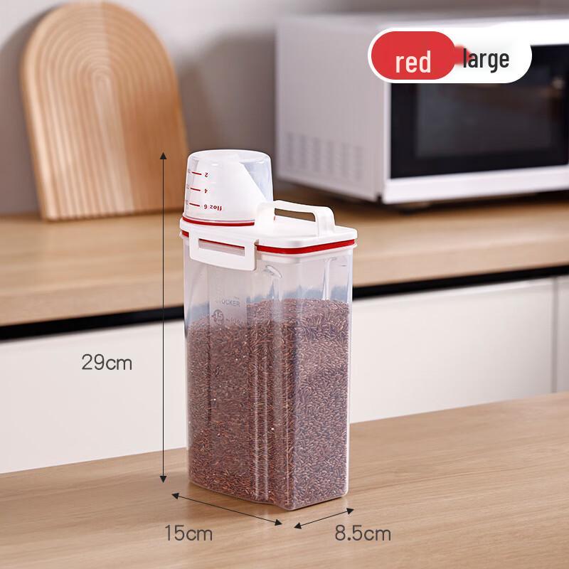 Wutuo Large Capacity Transparent Rice Storage Container