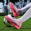 Kinder/Herren Socken Mund Fußballschuhe Gummi Weiche Sohle Kurzen Nagel Kunstrasen Leder Jugend Kinder Fußballschuhe
