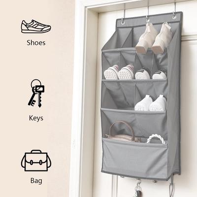 Multi-layer Oxford Fabric Door Hanging Organizer for Shoes and Sundries