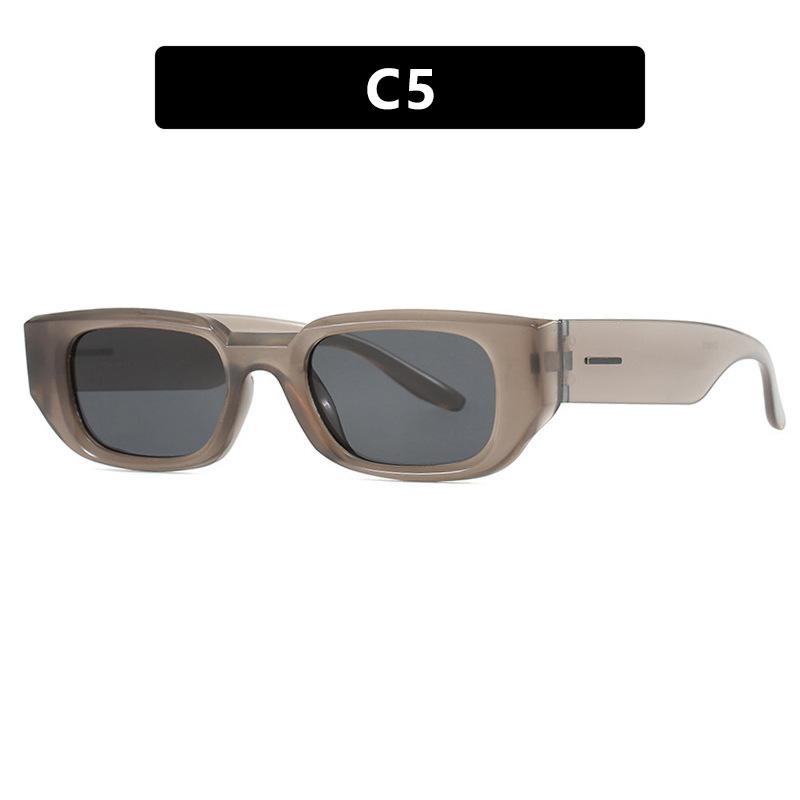 Fashion Square Small Frame Sunglasses Retro Brand Designer Sun Glasses Uv400 Shades Eyewear Men Goggles Trendy Glasses