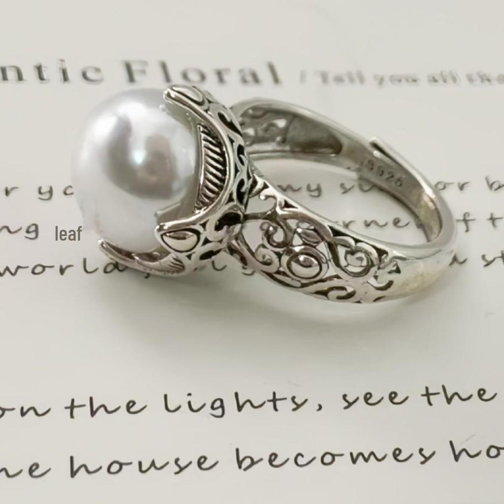 Anello Fiorito Intrecciato Cinese Vintage da Donna