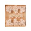 24TE Acrylic Cookie Embosser Mold Mothers' Day Cake Stencil Fondant Stamp Mold