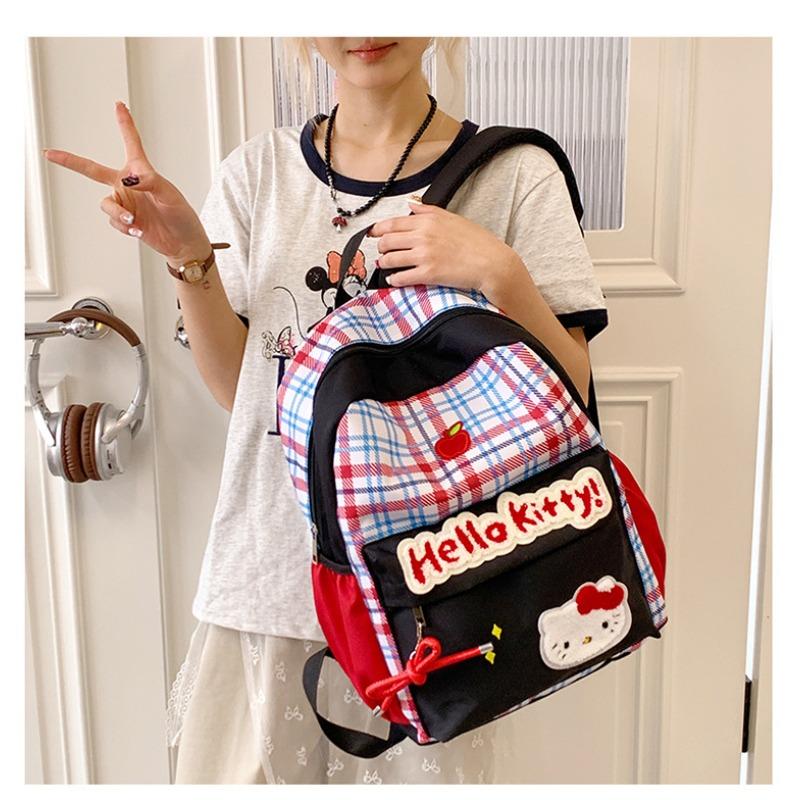 School Bag Junior High School Large Capacity New Cute Kitten High Value College Style Light Weight Backpack Tide