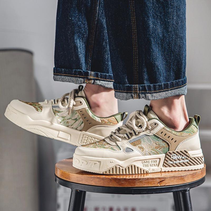 Pantofi de skateboard casual pentru bărbați, cu talpă groasă, pantofi sport pentru mers, pantofi pentru bărbați, pantofi de skateboard, pantofi vulcanizați pentru bărbați