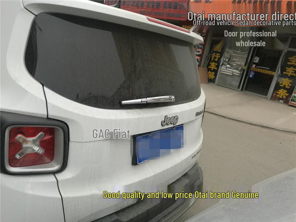 Otai Rear Wiper Cover Trim Sticker for Jeep Renegade